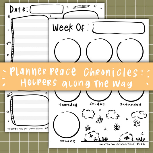 Planner Peace Chronicles: Helpers Along The Journey