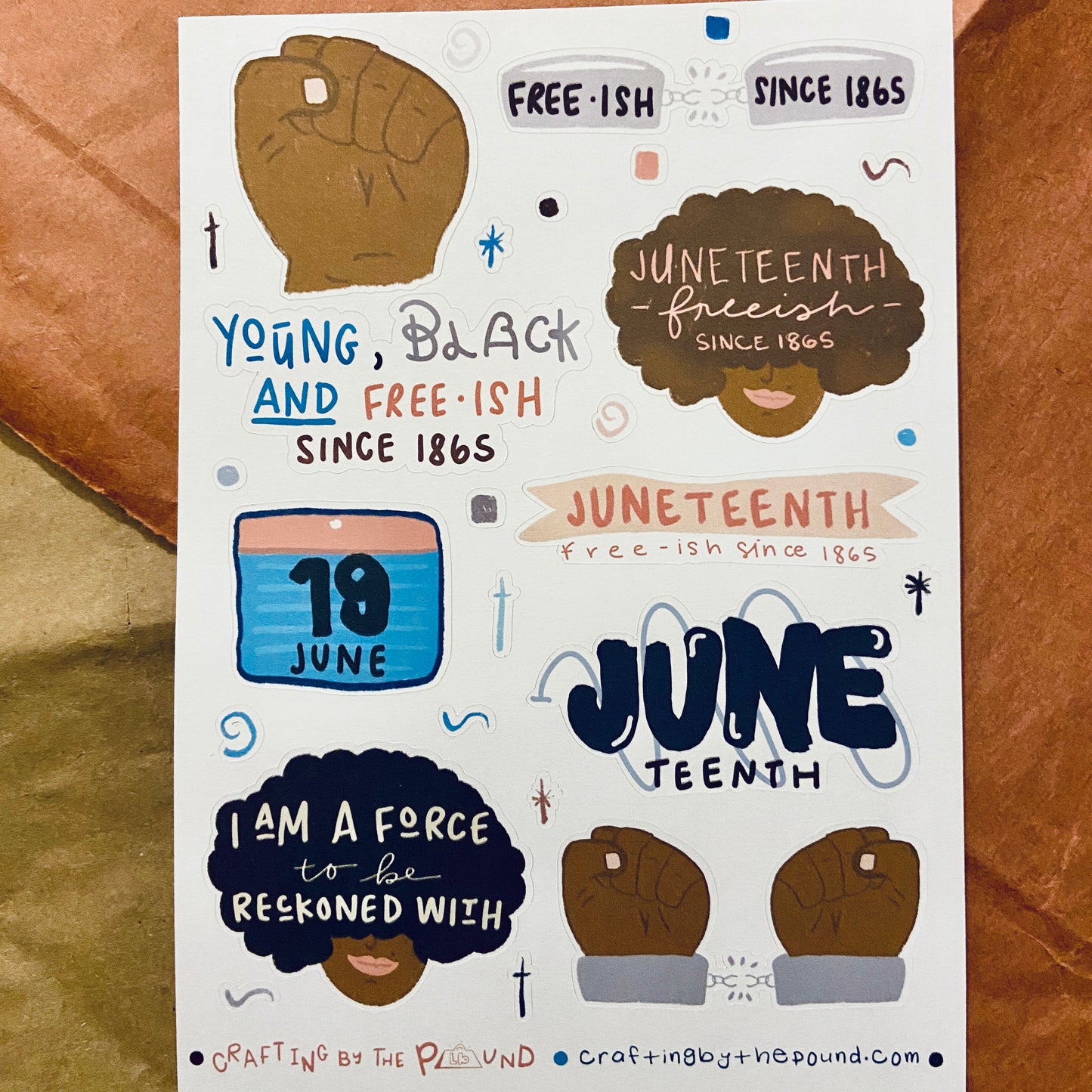 Juneteenth Vol. 2 Sticker Sheet