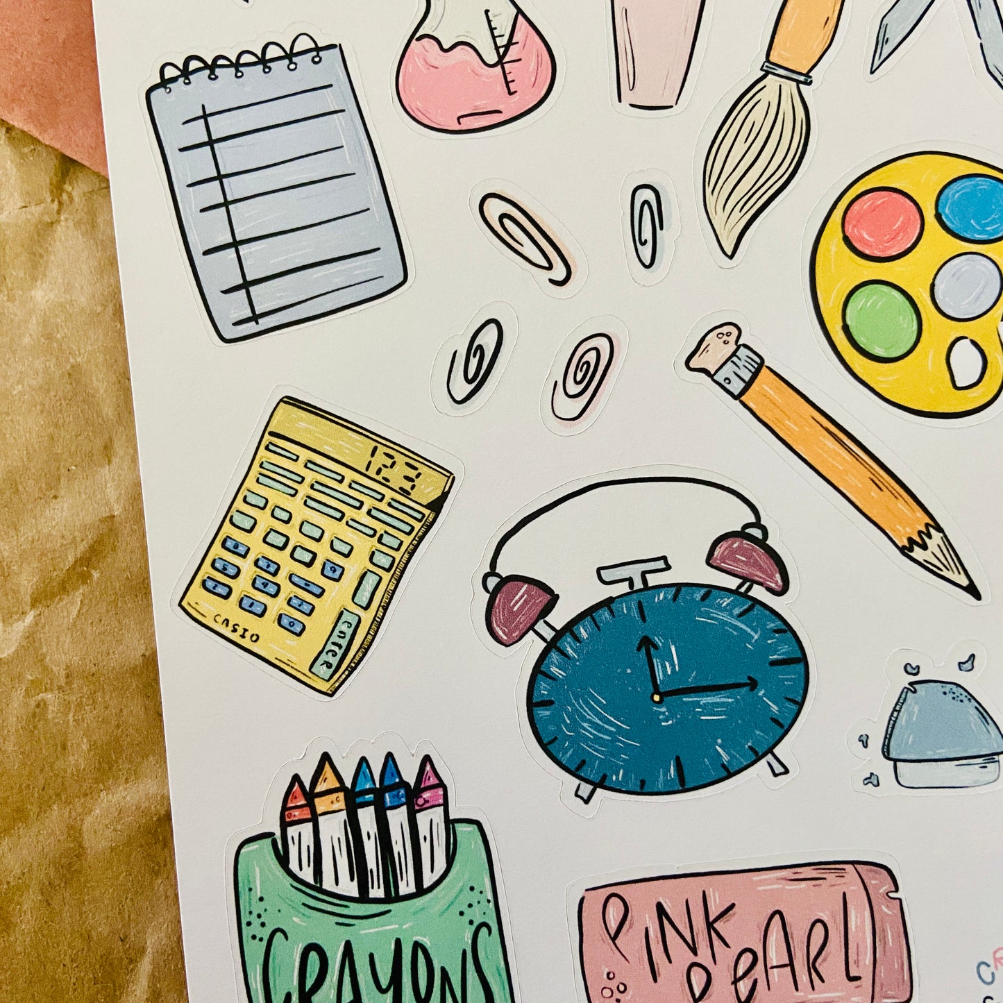 Back To School Sticker Sheet