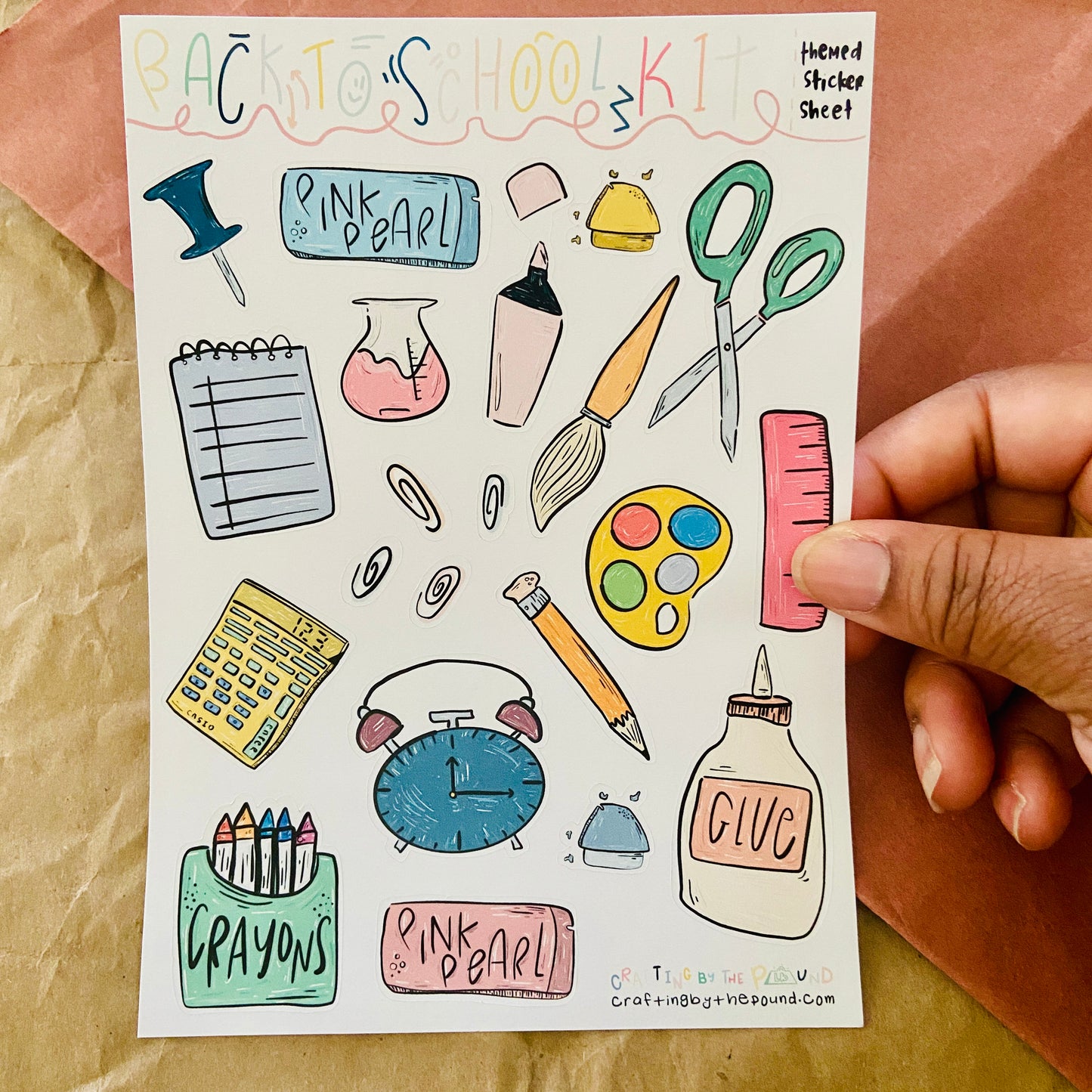 Back To School Sticker Sheet