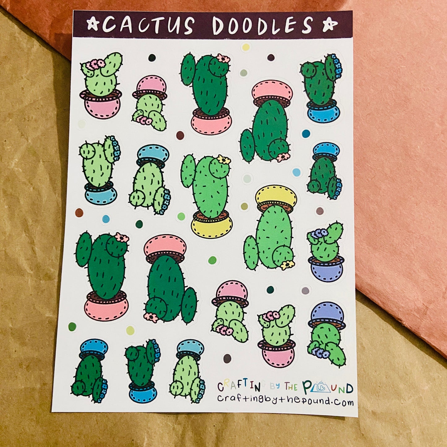 Cactus Sticker Sheet