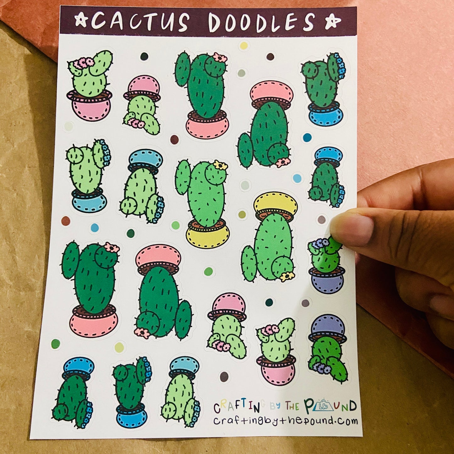 Cactus Sticker Sheet