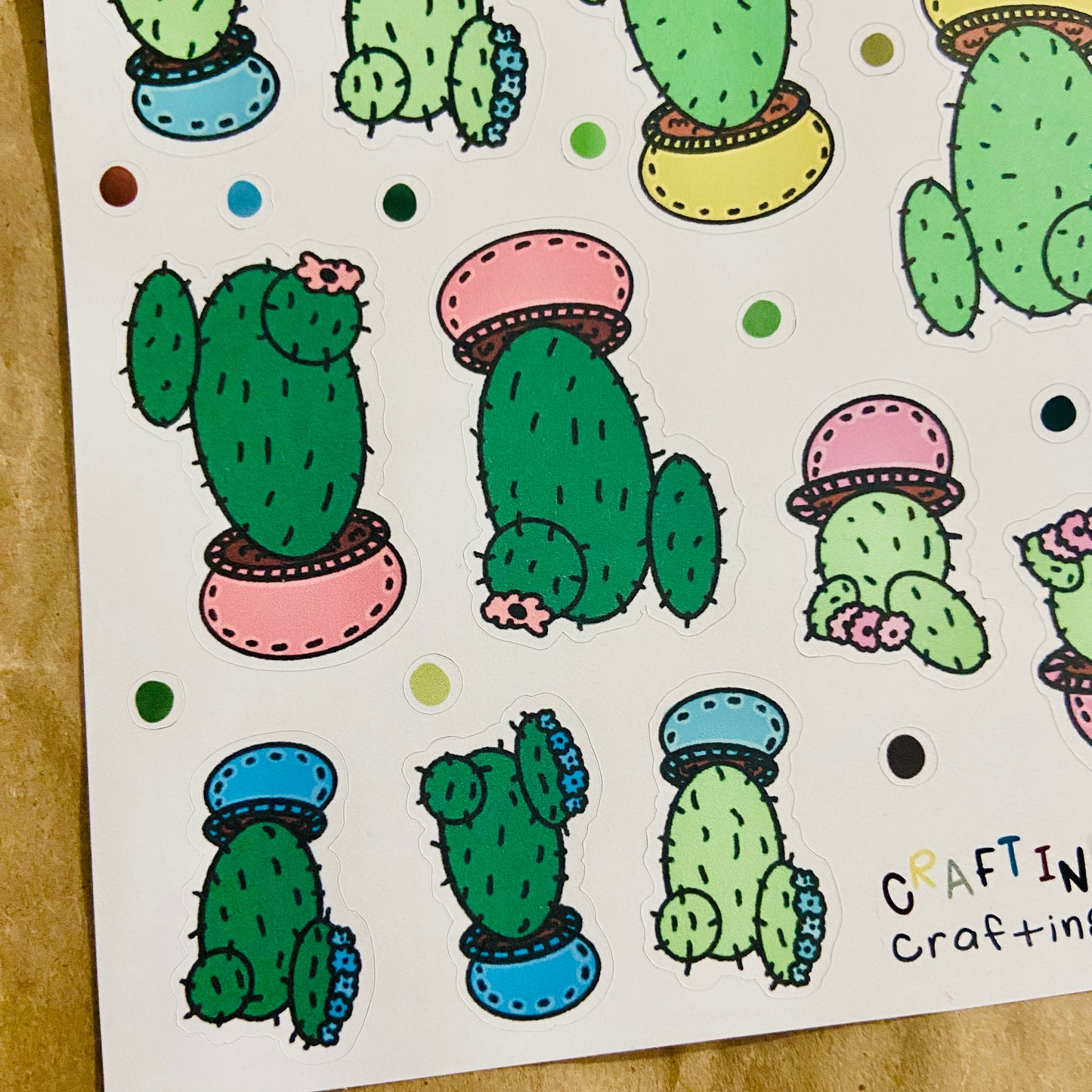 Cactus Sticker Sheet