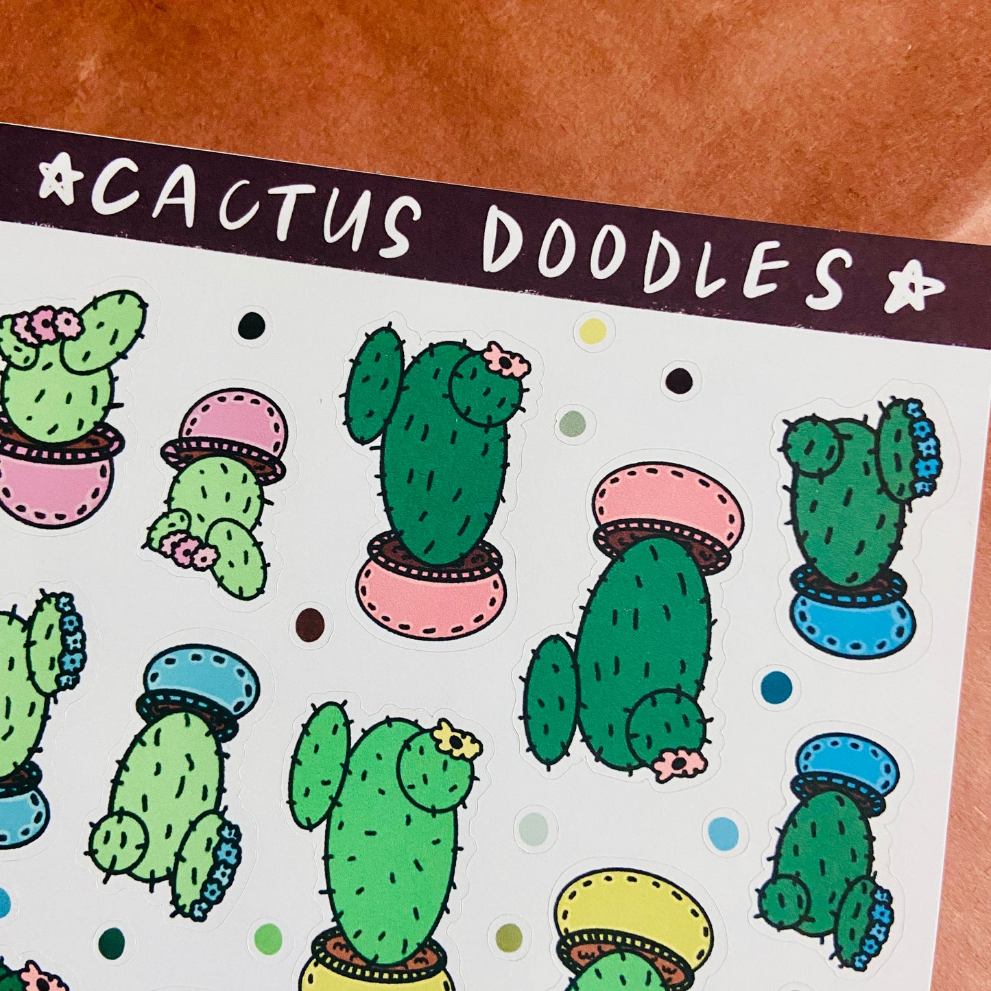 Cactus Sticker Sheet