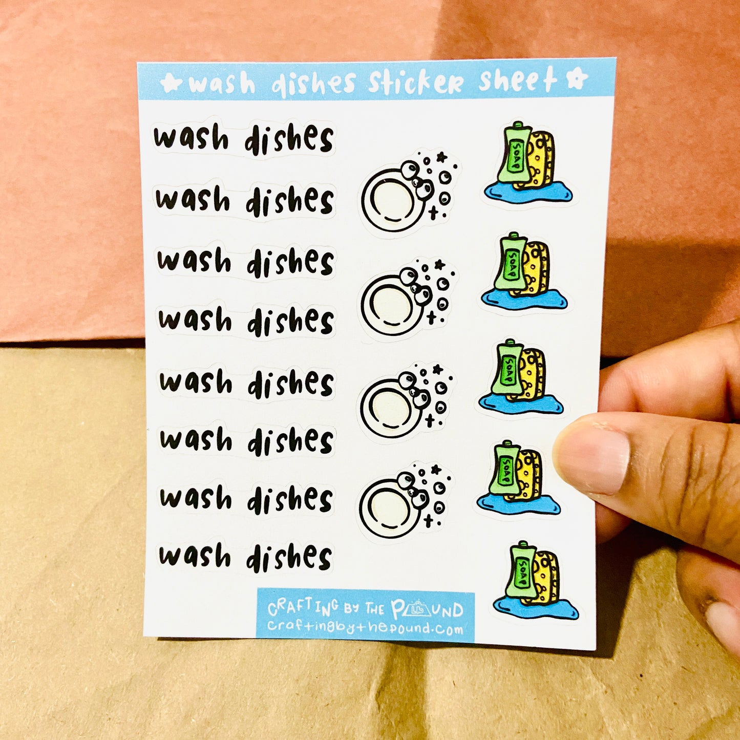 Household Vol 1 Printable Stickers Bundle (4 Mini Sticker Sheets)