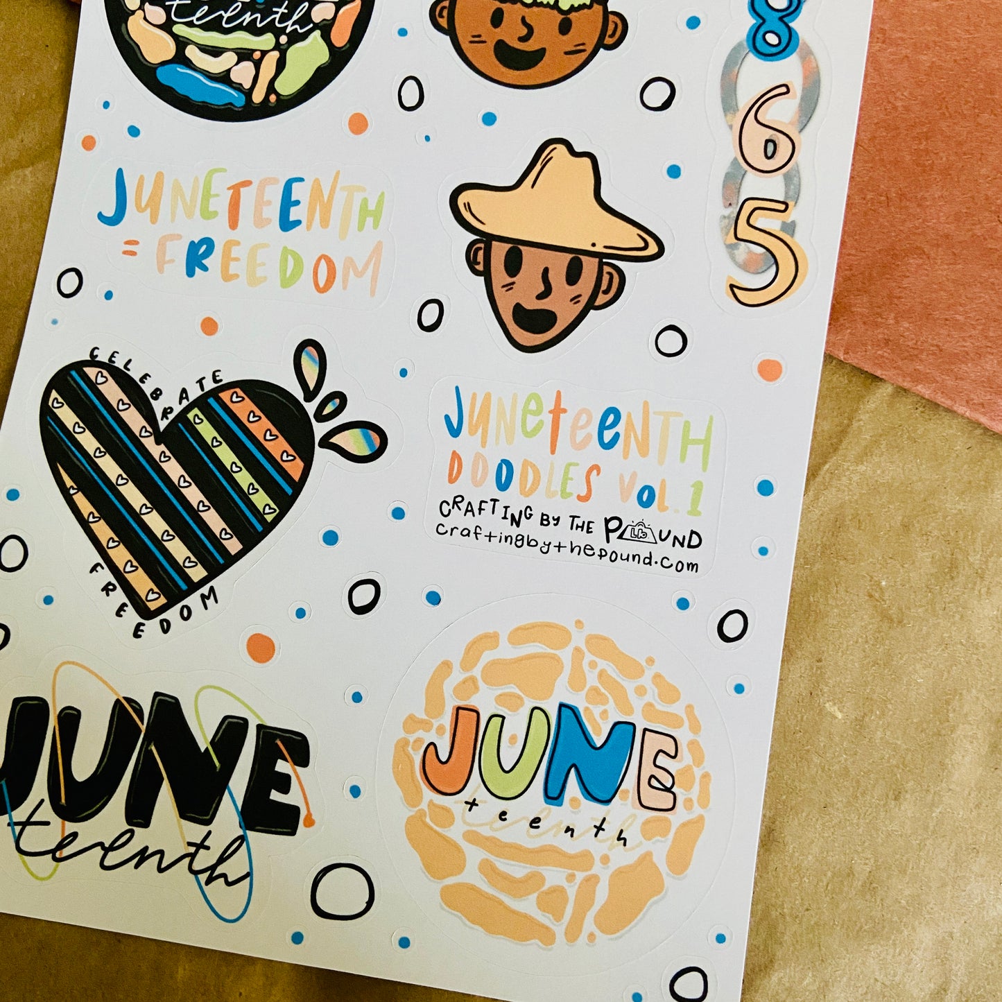 Juneteenth Vol. 1 Sticker Sheet