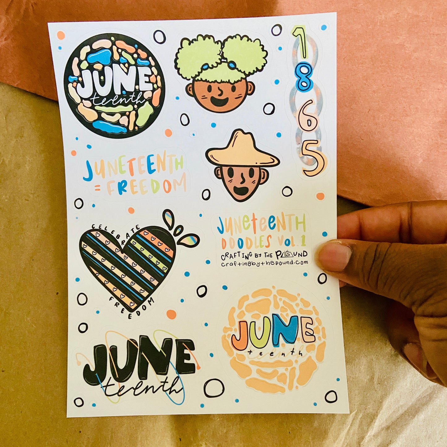 Juneteenth Vol. 1 Sticker Sheet